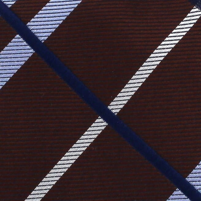 Corbata Estrecha de Cuadros Multicolor