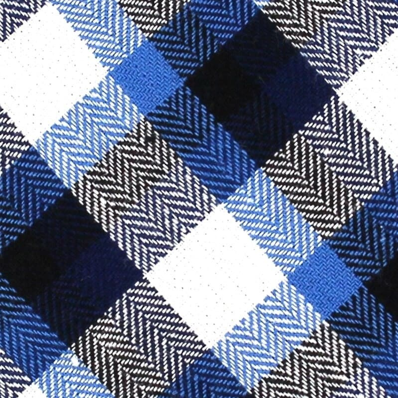 Corbata Estrecha de Cuadros Tricolor