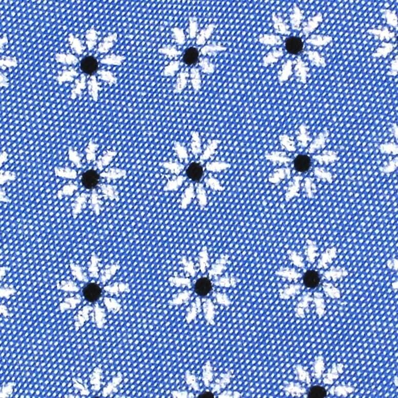 Corbata Estrecha Estampada Azul Floral