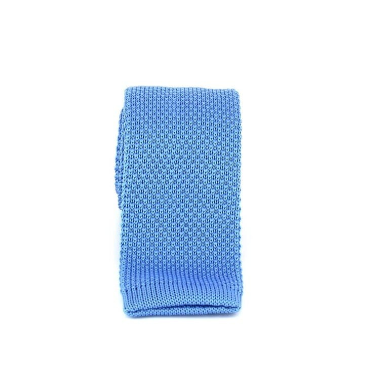 Corbata Punto Lisa Azul Claro