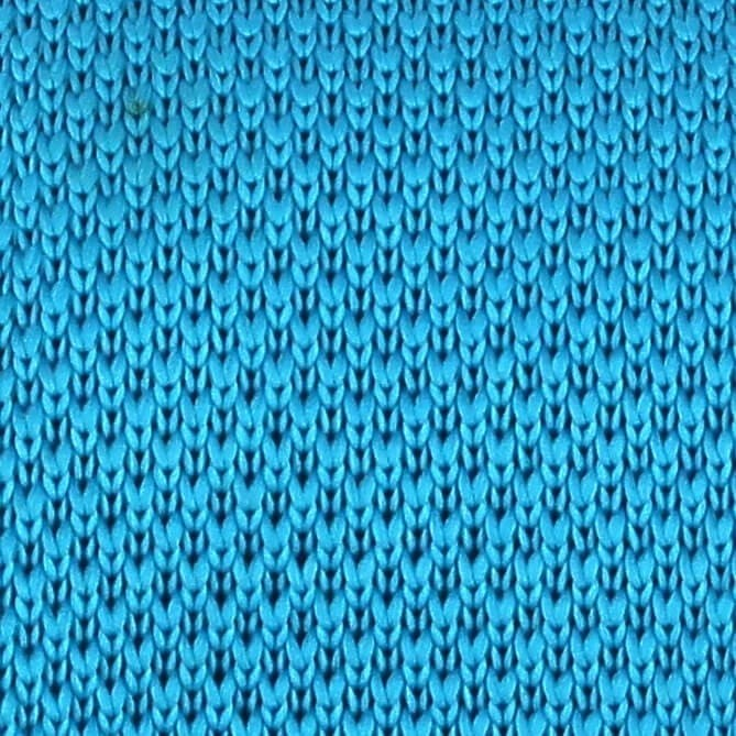 Corbata Punto Lisa Azul Turquesa