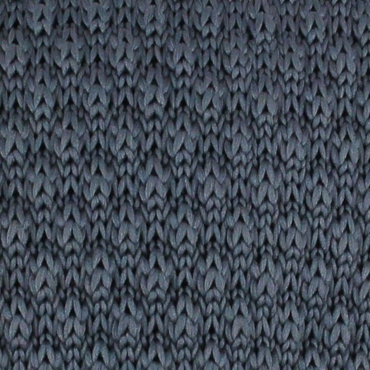 Corbata Punto Lisa Ondas Gris
