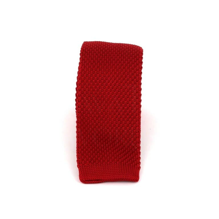 Corbata Punto Rojo Oscuro