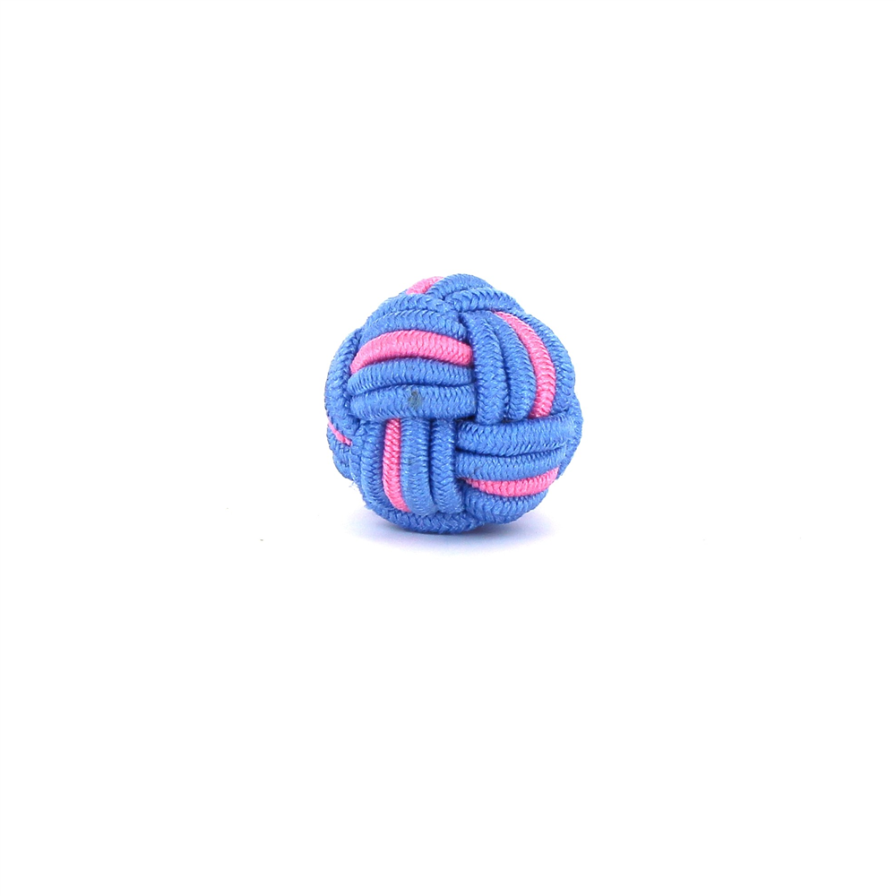 Gemelos Bola Grande Celeste y Rosa