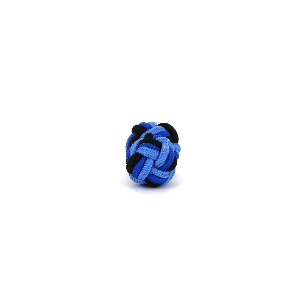 Gemelos Doble Bola Celeste, Azul y Negro