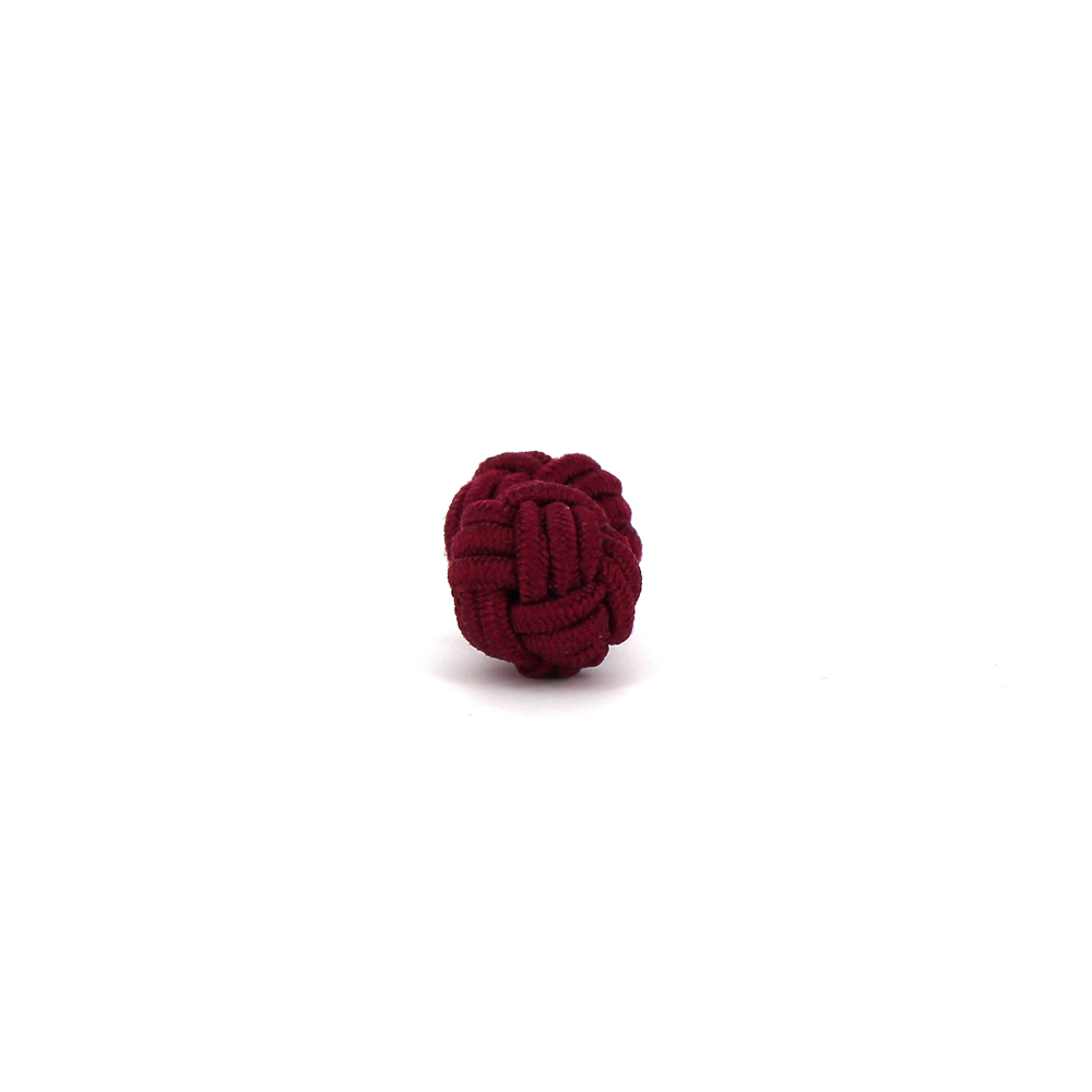 Gemelos Doble Bola Rojo Borgoña