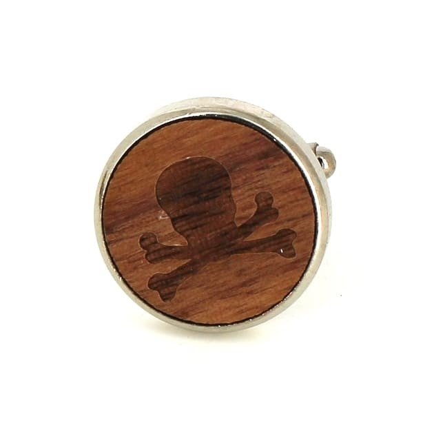 Gemelos Madera Calaveras