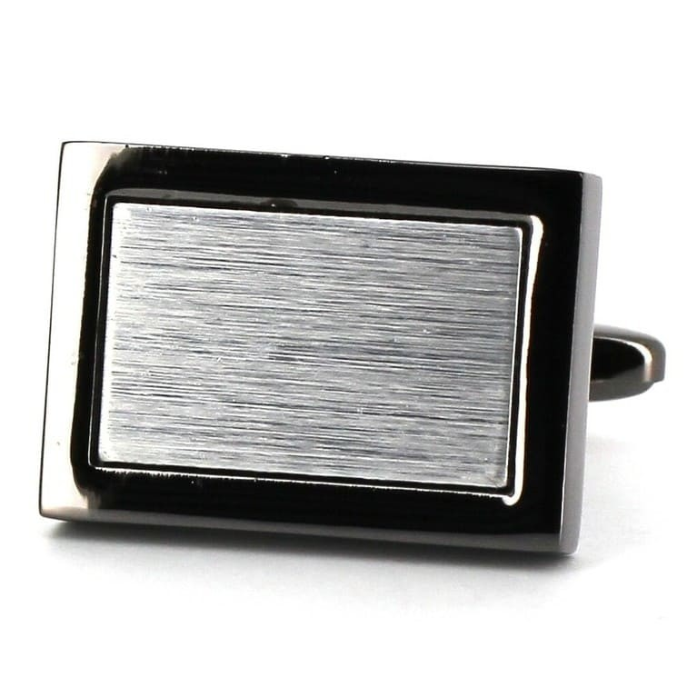 Gemelos Rectangulares Plateados I