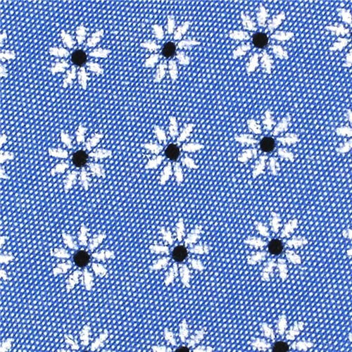 Corbata Estrecha Estampada Azul Floral