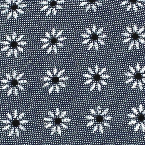 Corbata Estrecha Estampada Gris Floral
