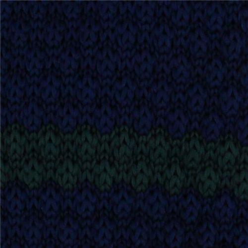 Corbata Punto Azul Rayas Verdes