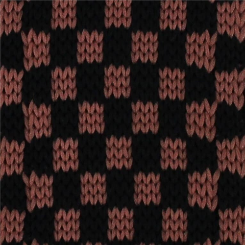 Corbata Punto Cuadros Marrón Oscuro y Claro
