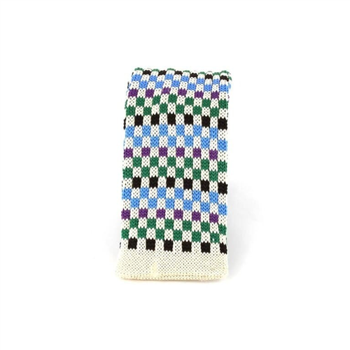 Corbata Punto Cuadros Multicolor