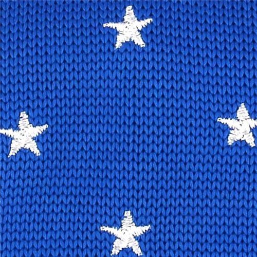 Corbata Punto Estrellas Azul