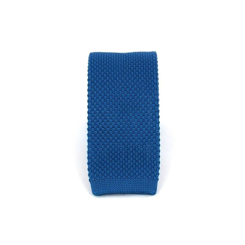 Corbata Punto Lisa Azul Cobalto