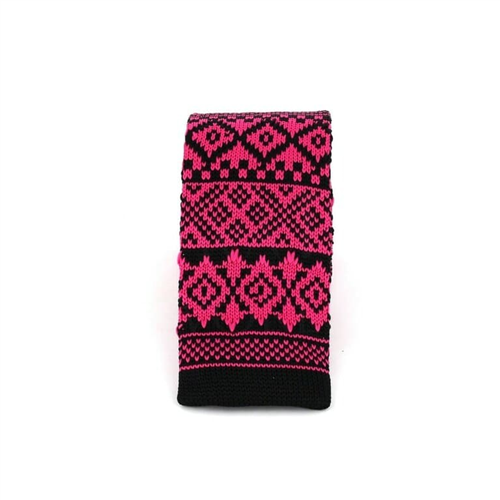Corbata Punto Negra Estampado Invernal