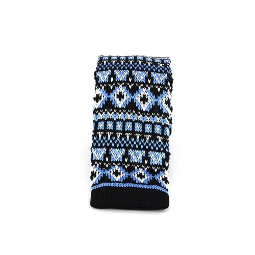 Corbata Punto Negra Estampado Invernal