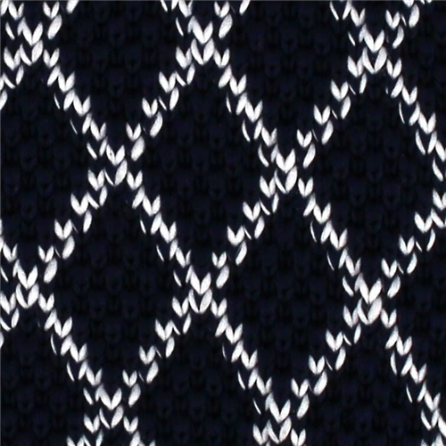 Corbata Punto Rombos Azul Oscuro