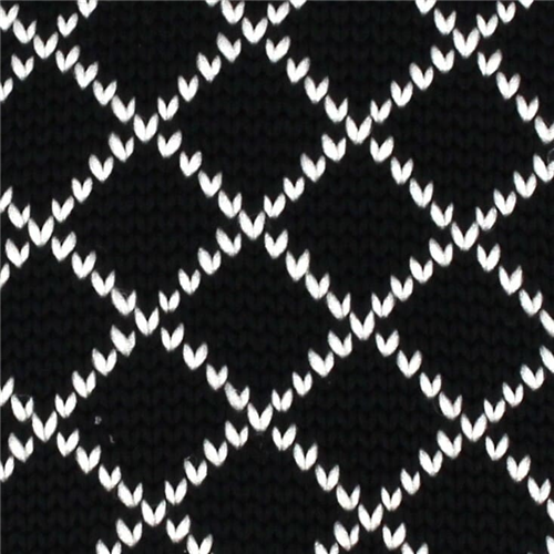 Corbata Punto Rombos Negra