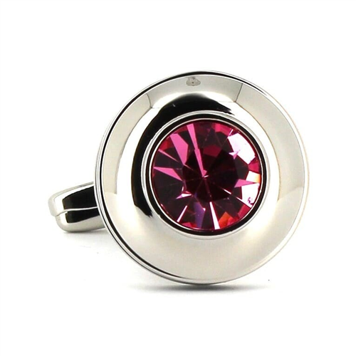 Gemelos Cristales Fucsia