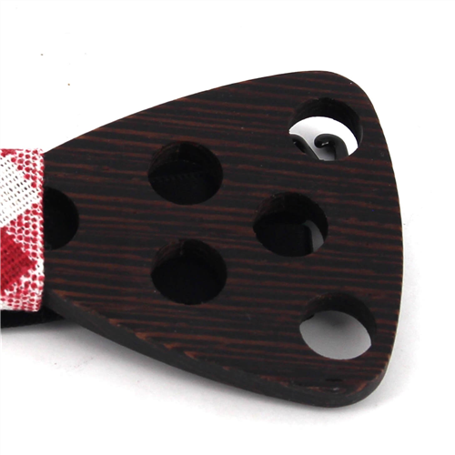 Pajarita Madera Agujeros Grandes