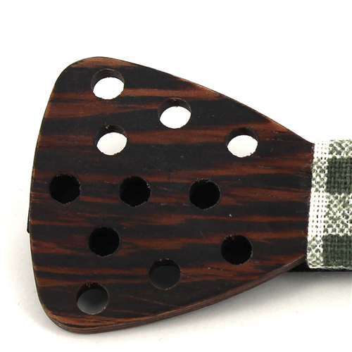 Pajarita Madera Agujeros Pequeños
