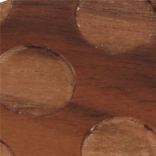 Pajarita Madera Círculos