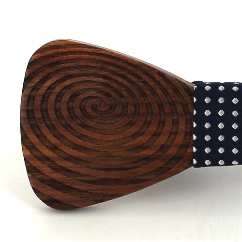 Pajarita Madera Espiral