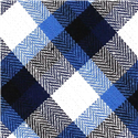 Corbata Estrecha de Cuadros Tricolor