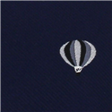 Corbata Estrecha Globos Azul