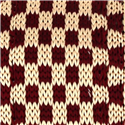 Corbata Punto Cuadros Beige y Granate