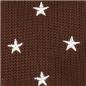 Corbata Punto Estrellas Marrón