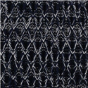 Corbata Punto Jaspeada Azul Oscuro y Blanca