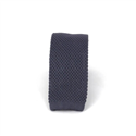Corbata Punto Lisa Gris Oscuro