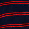 Corbata Punto Rayas Azul Oscuro