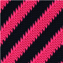 Corbata Punto Rayas Diag. Azul Oscuro y Rosa