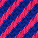 Corbata Punto Rayas Diag. Azul y Rosa