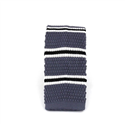 Corbata Punto Rayas Finas Gris