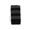 Corbata Punto Rayas Moteadas Negra