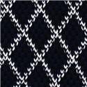 Corbata Punto Rombos Azul Oscuro