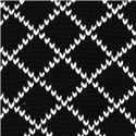 Corbata Punto Rombos Negra