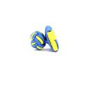 Gemelos Cuadrado Amarillo y Azul Celeste