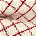 Pajarita Cuadros Blanca y Roja