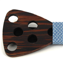 Pajarita Madera Agujeros Grandes