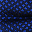 Pajarita Negra Cruces Azules