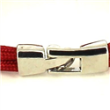 Pulsera Nudo Burdeos con Bandera España
