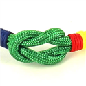 Pulsera Nudo Verde con Bandera España