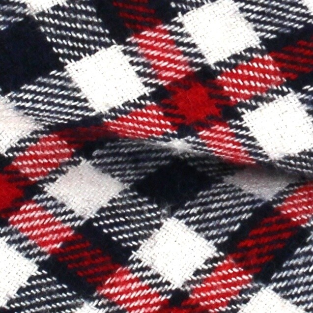 Pajarita Cuadros Blanca, Roja y Negra
