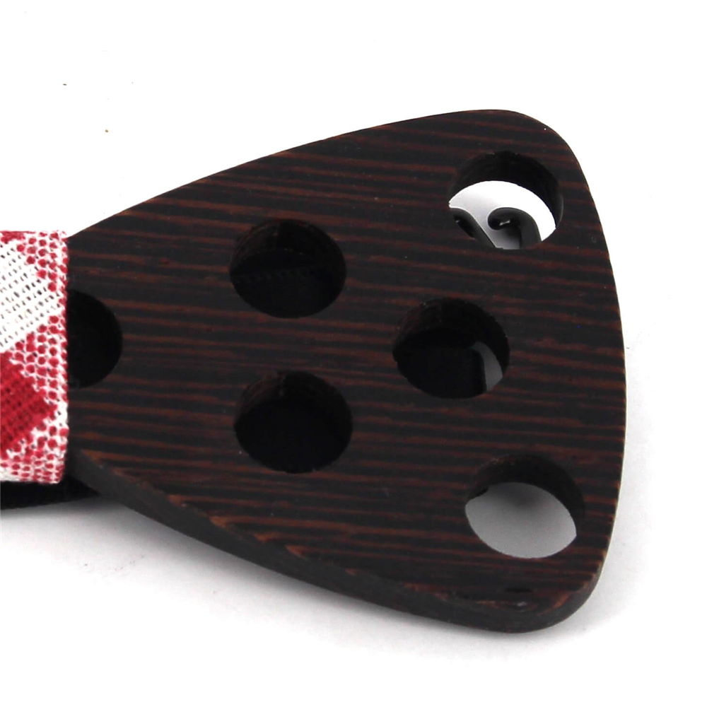 Pajarita Madera Agujeros Grandes