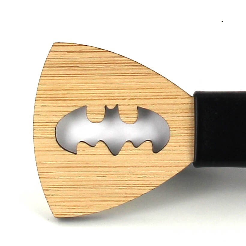 Pajarita Niños Bambú Hueca Batman